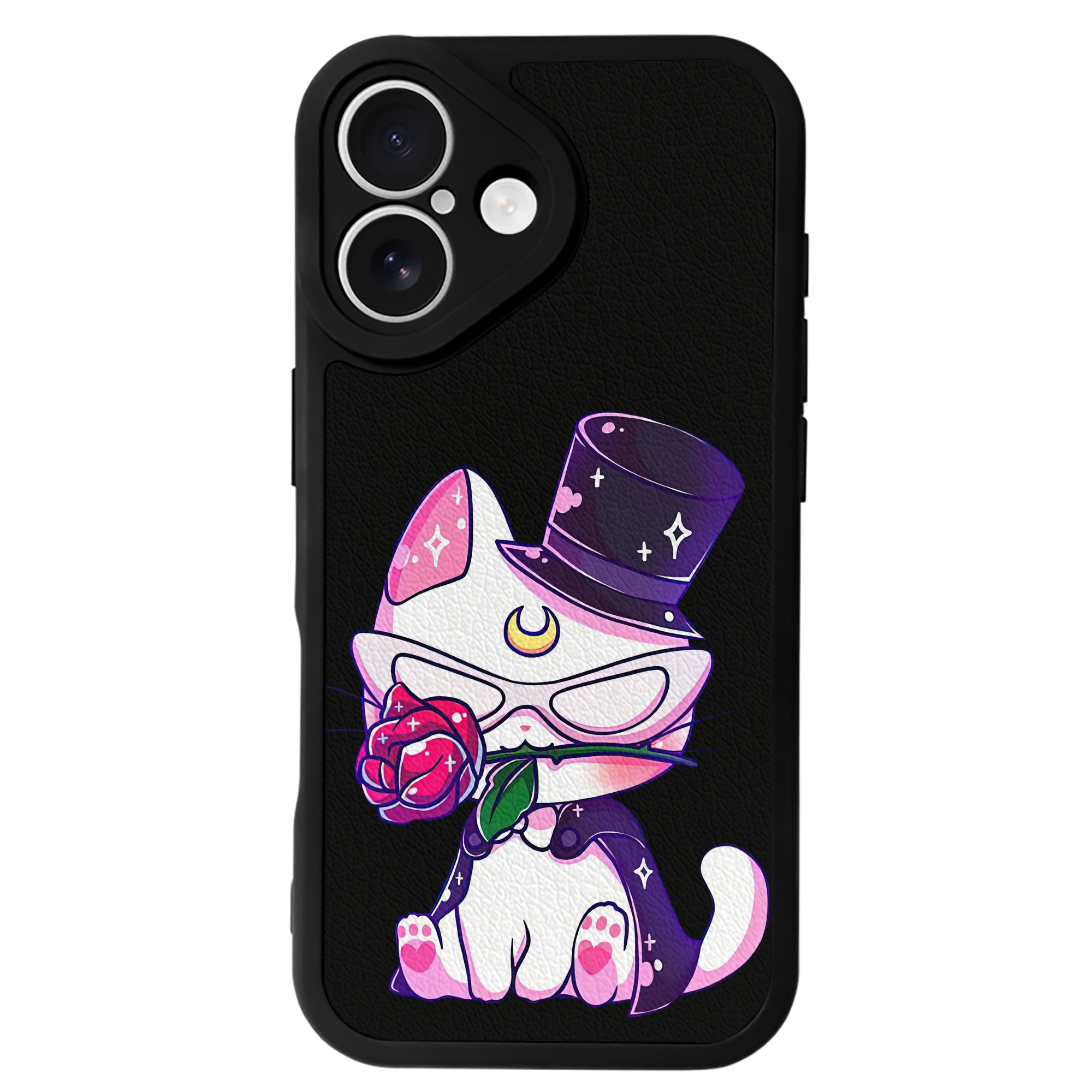 （画像用） 美少女戦士セーラームーン Sailor Moon 【iPhone 16シリーズ対応】シリコンスマホケース（レザー調） 材質：シリコン